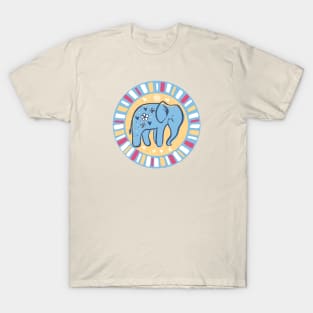 Elephant - Jungle Friends tribal inspired design for elephants lovers T-Shirt